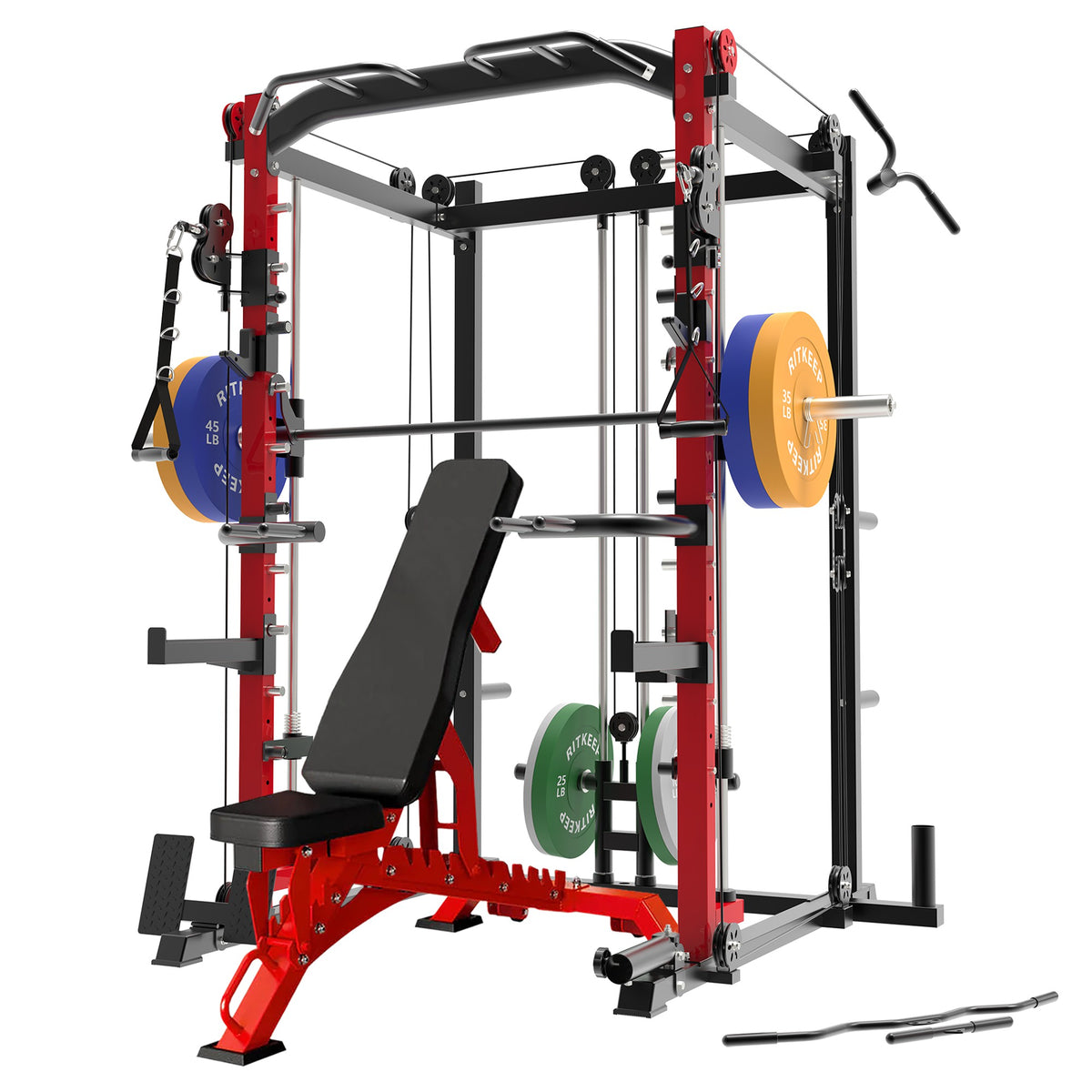 PMAX-4550 All-In-One DIY Smith Machine Home Gym Package | RitKeep