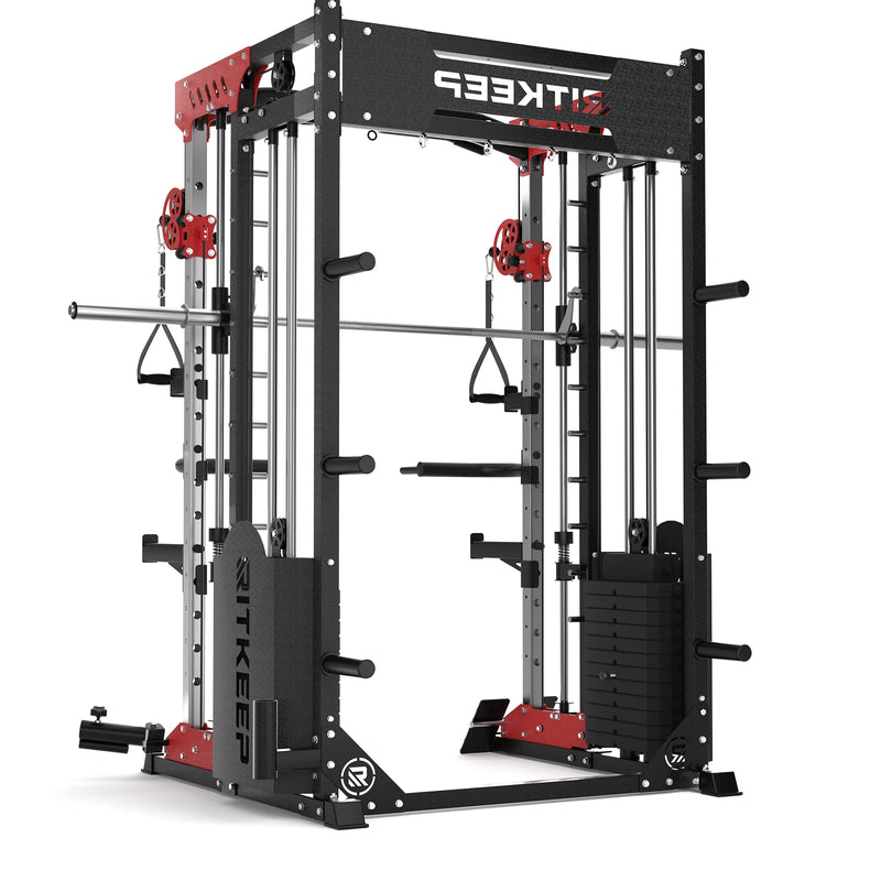 D Stack Machine PMAX 5600 Home Gym Smith Machine | 320LB Weight Stack | RitKeep Fitness ...