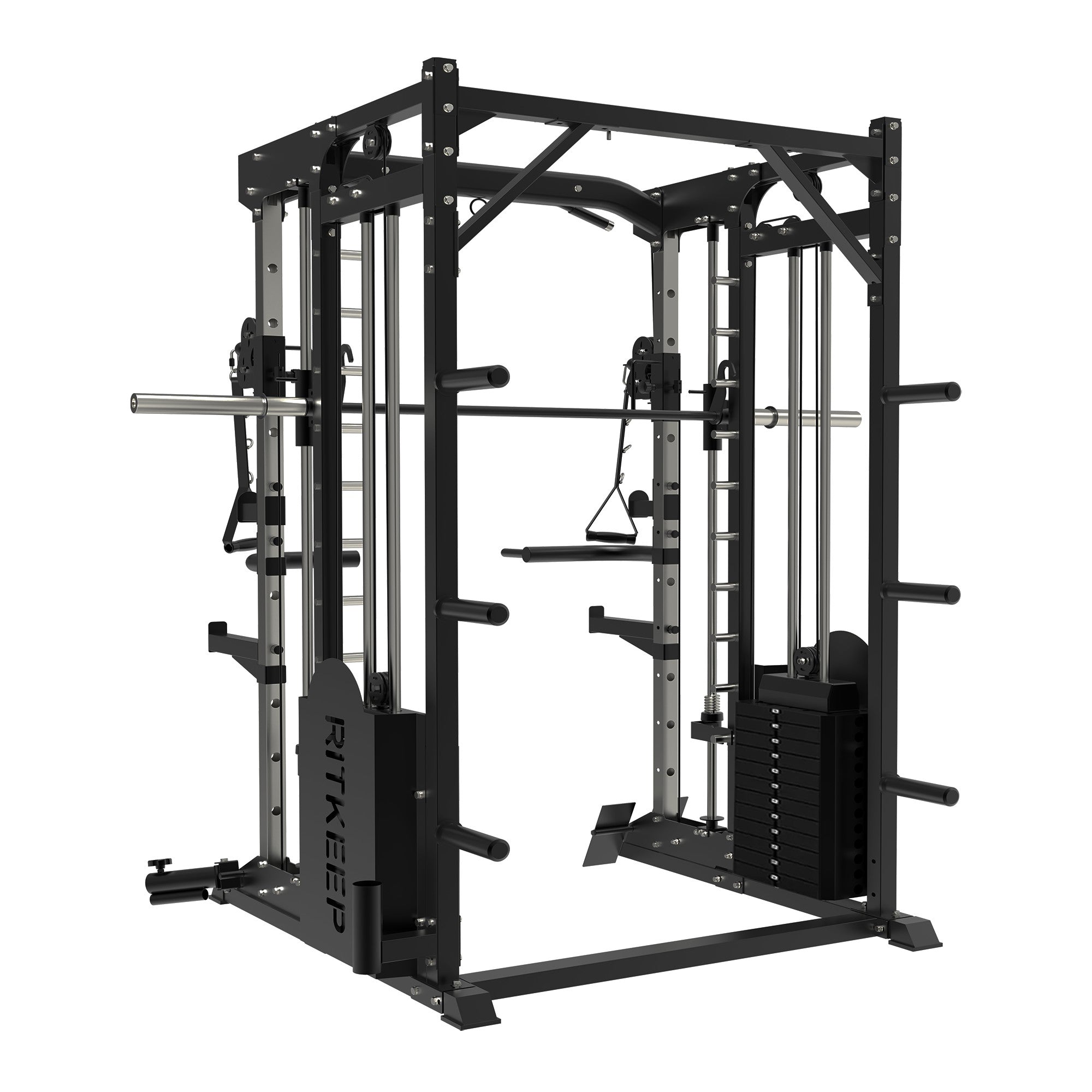 Weight Stack Machine Simple PMAX 5600 Home Gym Smith Machine | 326LB Weight Stack | RitKeep Fitness