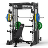PMAX 5600 Smith Exercise Machine Trainer Pro Complete Home Gym Package