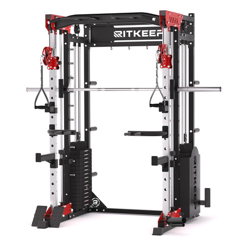 PMAX 5600 Home Gym Smith Machine - Integrated Weight System