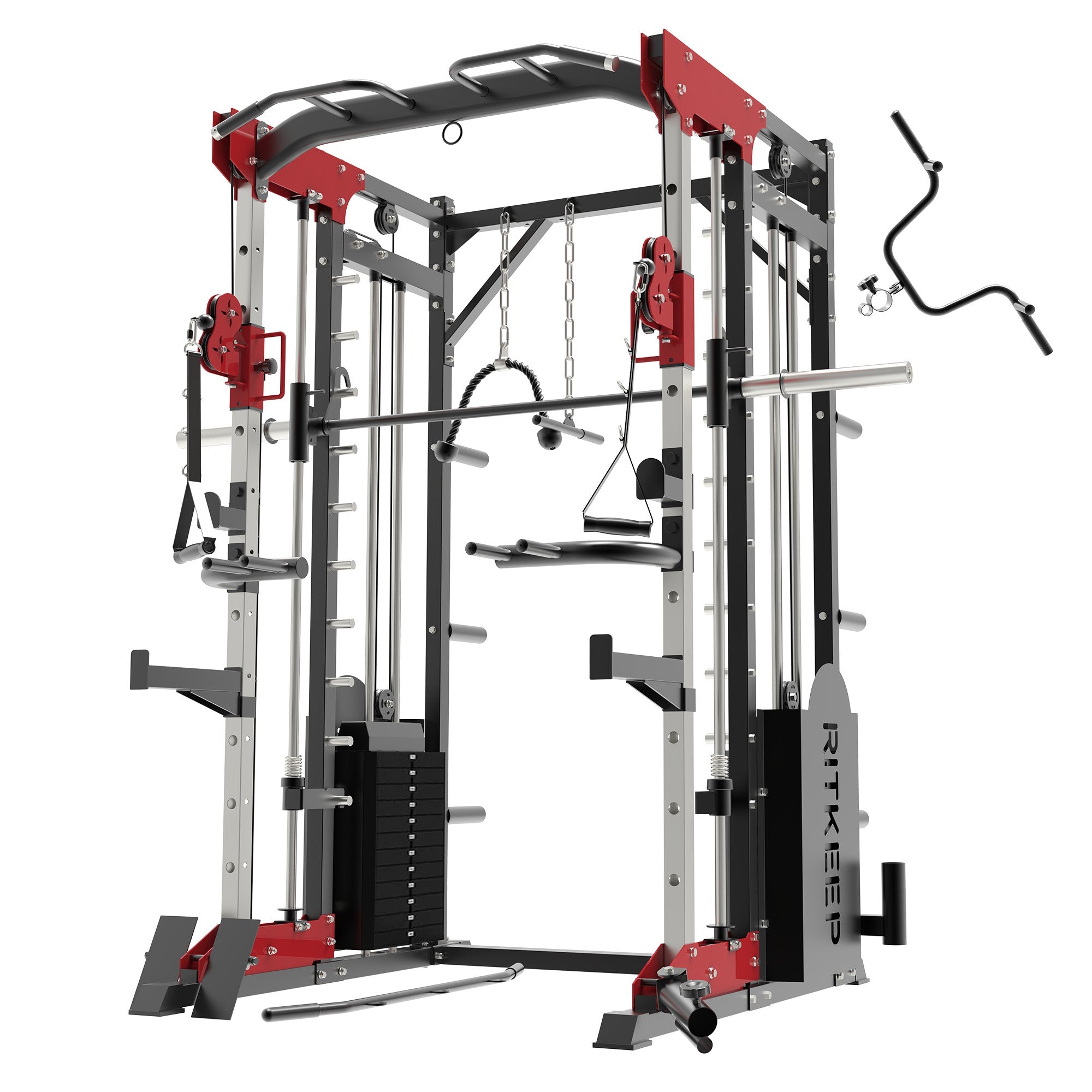Manz Stack Machine PMAX 5600 Home Gym Smith Machine | 326LB Weight Stack | RitKeep Fitness ...