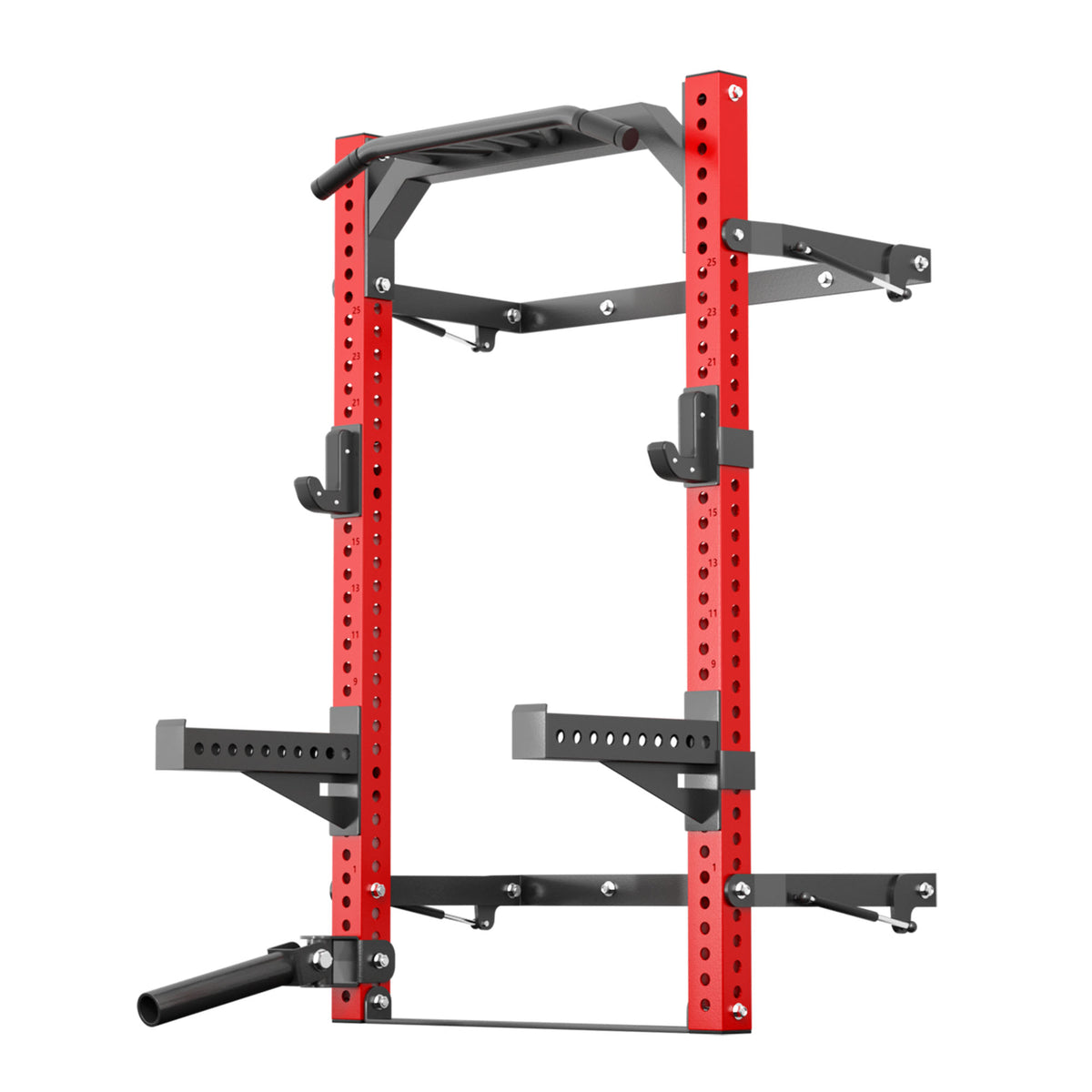 SR-3550 Wall Mount Folding Squat Rack With Pull-Up Bar | RitKeep ...