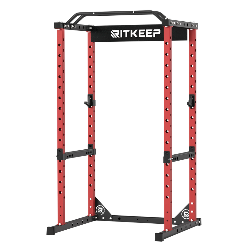 RMAX-2250 Home Gym Squat Power Rack in red