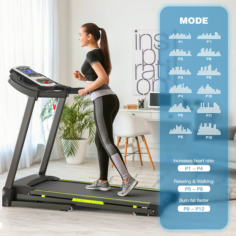 RTMX 1550 Shock-Absorbing Foldable LED Treadmill