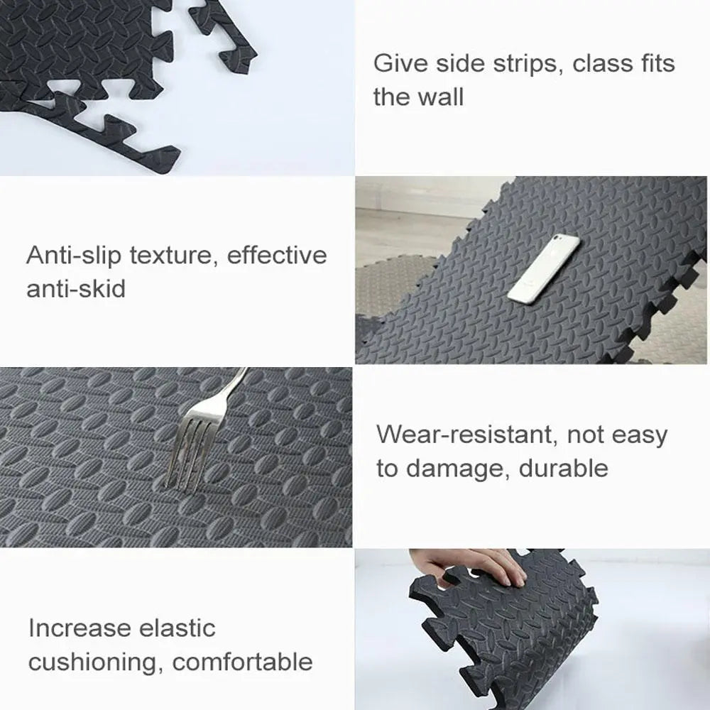 RitKeep EVA Black Gym Puzzle Mats for Floor | RitKeep Home Gym RitKeep EVA Black Gym Puzzle Mats for Floor | RitKeep Home Gym