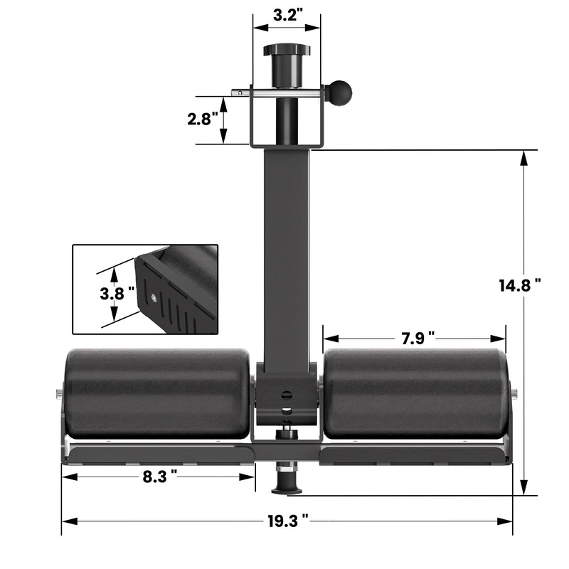 TANK Leg Holder 3-in-1 Rack Attachment