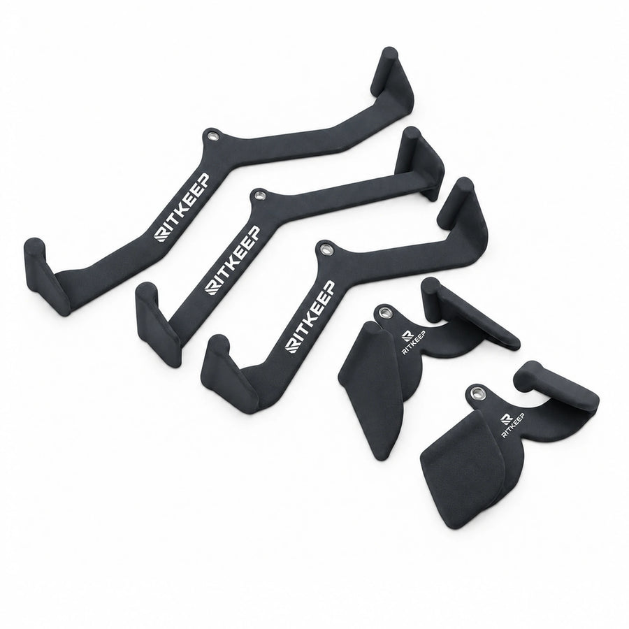 Cable Machine 5pcs Lat Pulldown Bar Combo