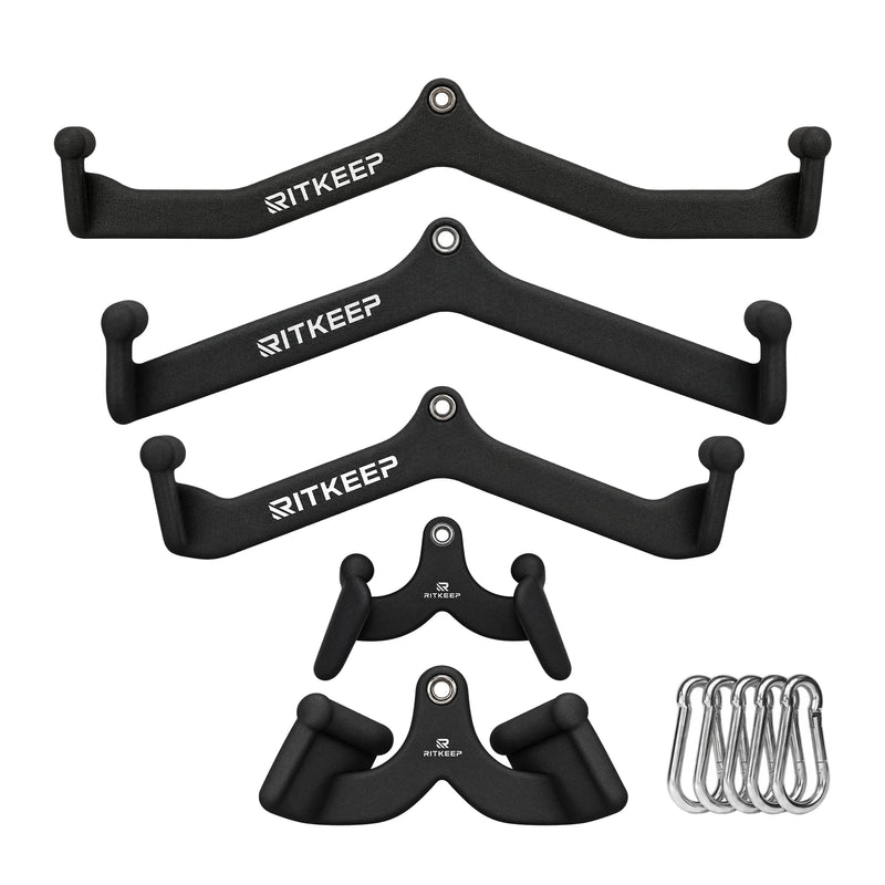Cable Machine 5pcs Lat Pulldown Bar Combo