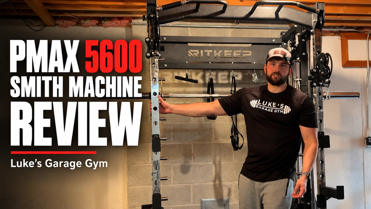 PMAX-5600 Pro Smith Machine with Dual Weight Stacks