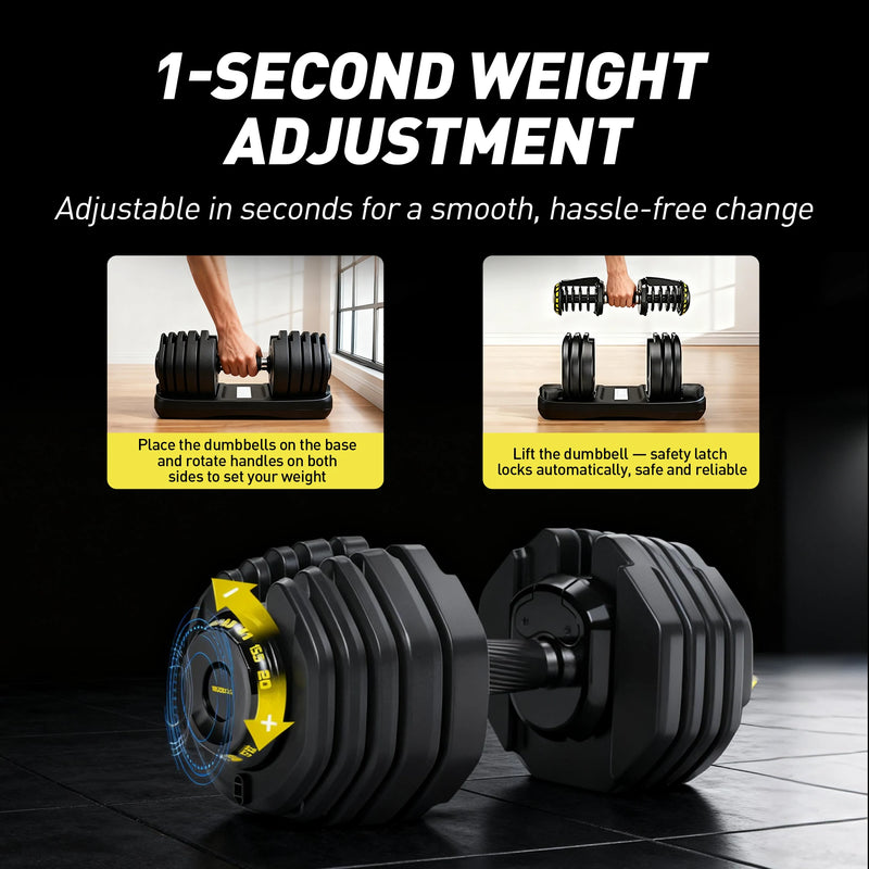 All In One Adjustable Weights Dumbbells